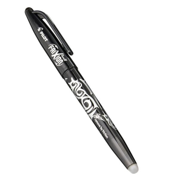 ERASABLE PEN - PILOT FRIXION ROLLER 0.7MM BLACK ERASABLE INK