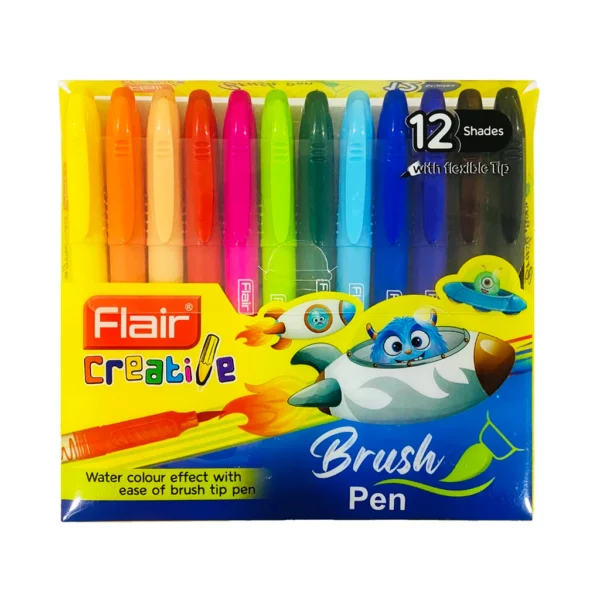 FLAIR BRUSH PEN 12 CLRS