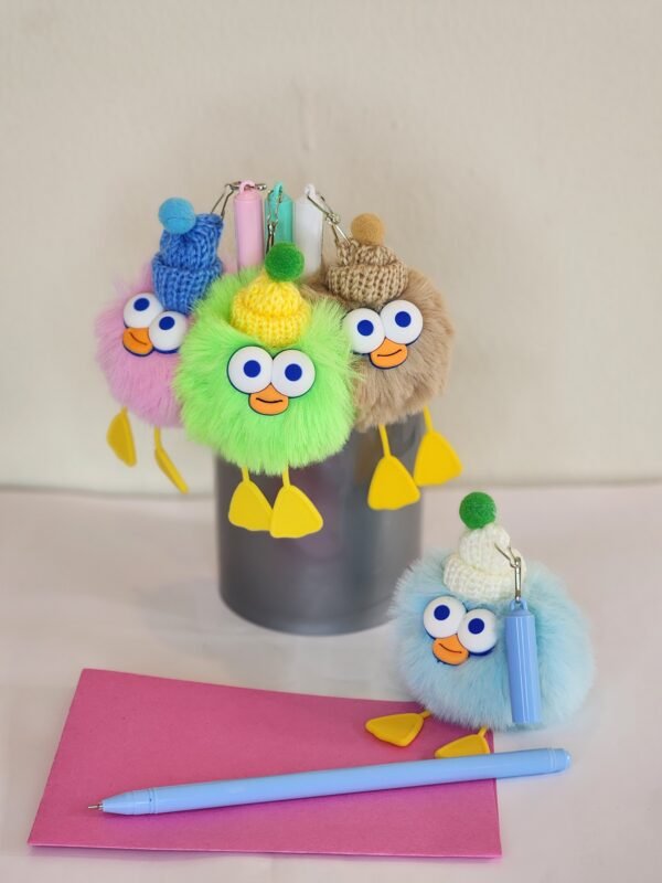 FANCY PEN WITH PLUSH KEY RING - Image 4