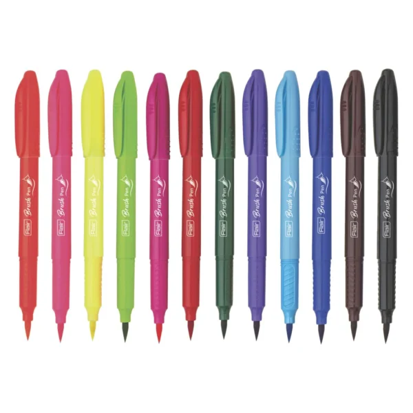 FLAIR BRUSH PEN 12 CLRS - Image 2