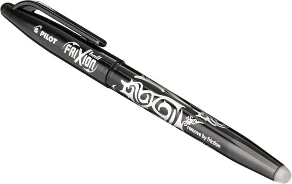 ERASABLE PEN - PILOT FRIXION ROLLER 0.7MM BLACK ERASABLE INK