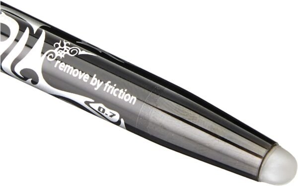 ERASABLE PEN - PILOT FRIXION ROLLER 0.7MM BLACK ERASABLE INK - Image 5