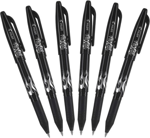 ERASABLE PEN - PILOT FRIXION ROLLER 0.7MM BLACK ERASABLE INK - Image 4