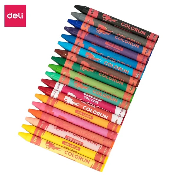 DELI WAX CRAYON 12 CLRS - Image 2