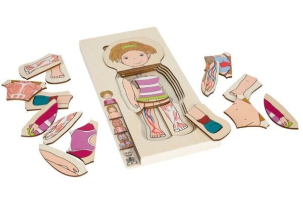 PLAYTIVE MONTESSORI BODY PUZZLE - GIRL - Image 4