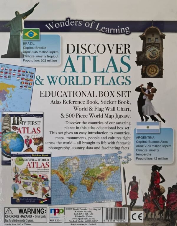 WONDERS OF LEARNING - DISCOVER ATLAS AND WORLD FLAGS - Image 3