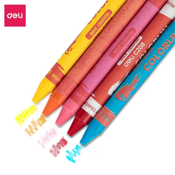 DELI WAX CRAYON 12 CLRS - Image 3