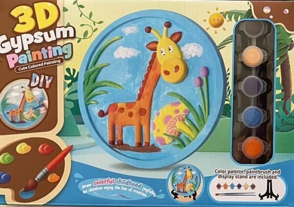3D GYPSUM PAINTING - GIRAFFE