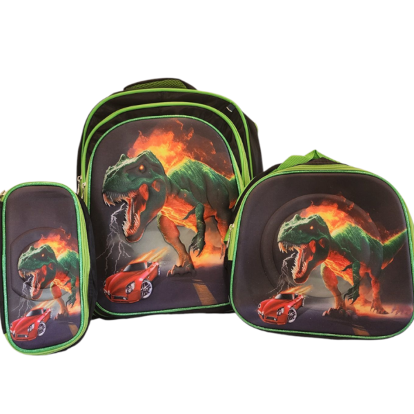 3D CHILDREN'S BACKPACK IN THREE-PIECES COMBO