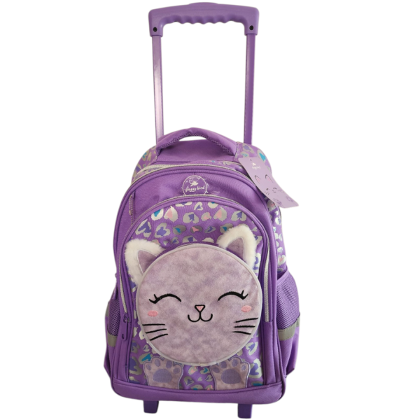 3 IN 1 GLOSSY BIRD KITTY BACPACK SET - Image 2