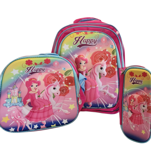 3D CHILDREN'S BACKPACK IN THREE-PIECES COMBO