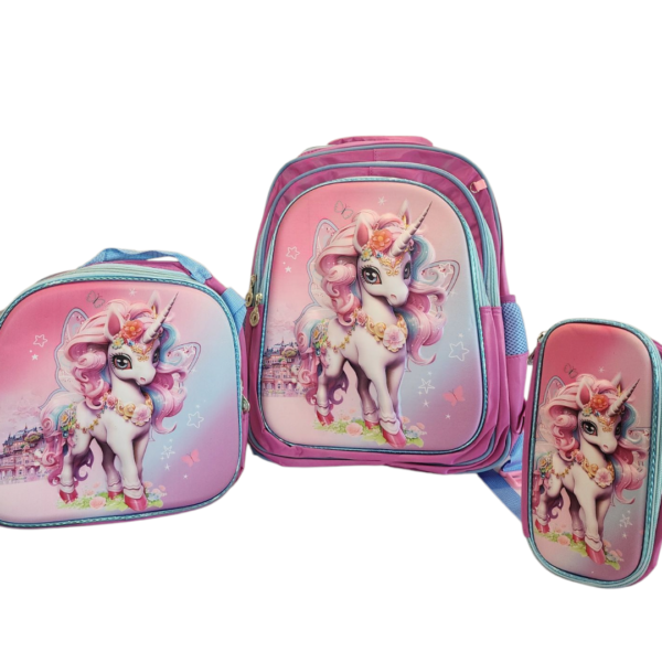 3D CHILDREN'S BACKPACK IN THREE-PIECES COMBO