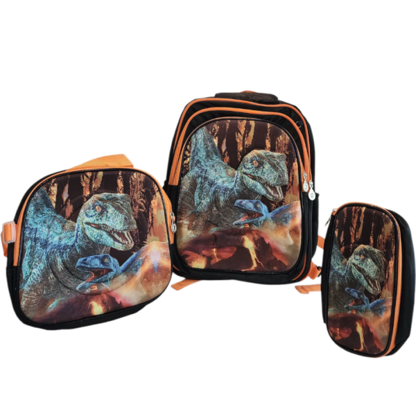 3D CHILDREN'S BACKPACK IN THREE-PIECES COMBO