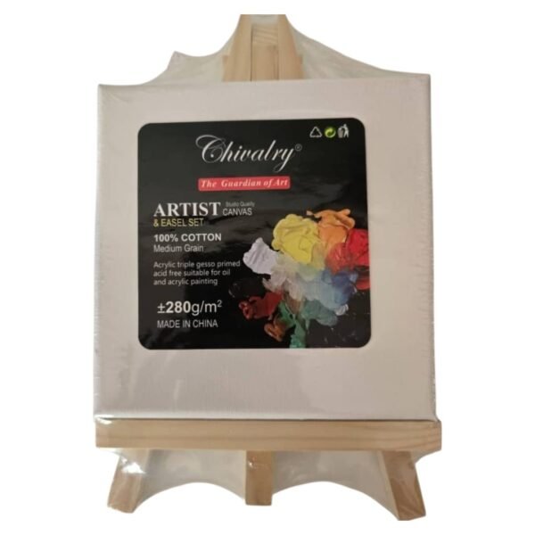 MINI ART CANVAS WITH WOODEN EASEL