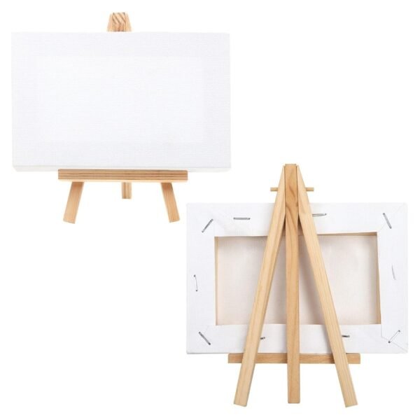 MINI ART CANVAS WITH WOODEN EASEL - Image 2