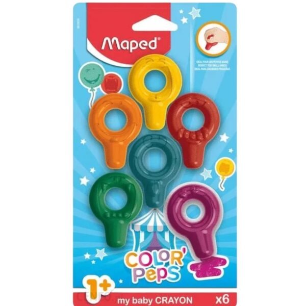 MAPED COLOR'PEPS BABY WAX CRAYONS