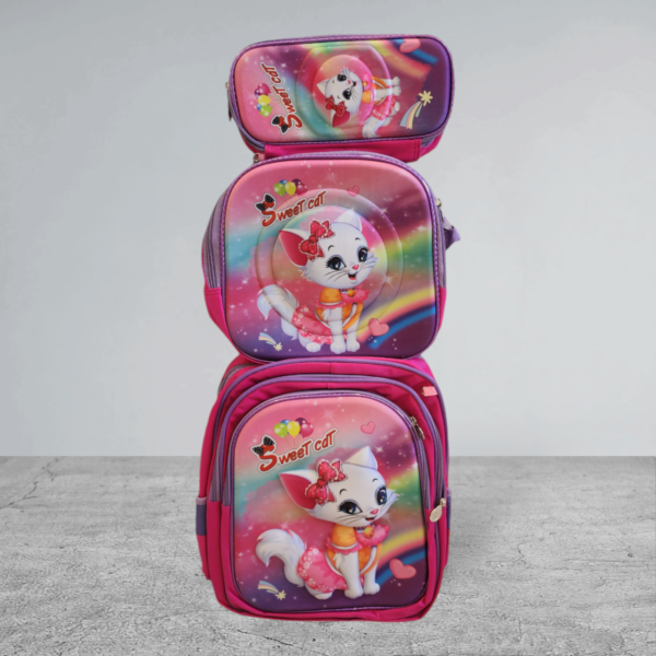 3D CHILDREN'S BACKPACK IN THREE-PIECES COMBO