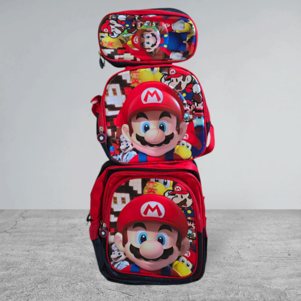 3D CHILDREN'S BACKPACK IN THREE-PIECES COMBO