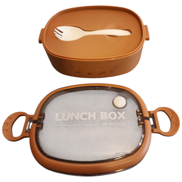STAINLESS LUNCHBOX - BROWN - Image 2