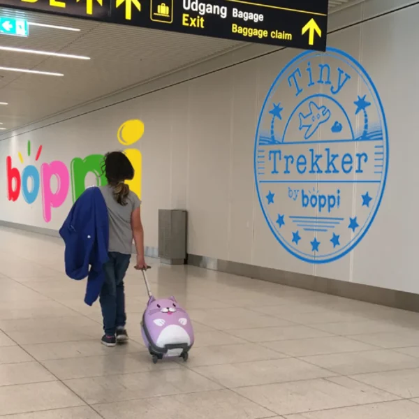 BOPPI TINY TREKKER LUGGAGE CASE - PURPLE CAT - Image 4