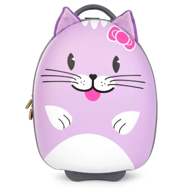 BOPPI TINY TREKKER LUGGAGE CASE - PURPLE CAT - Image 3