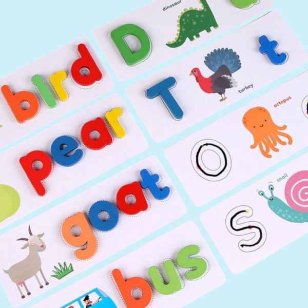ENGLISH ENLIGHTENMENT TOY - MATCHING, SPELLING & TRACING - Image 6