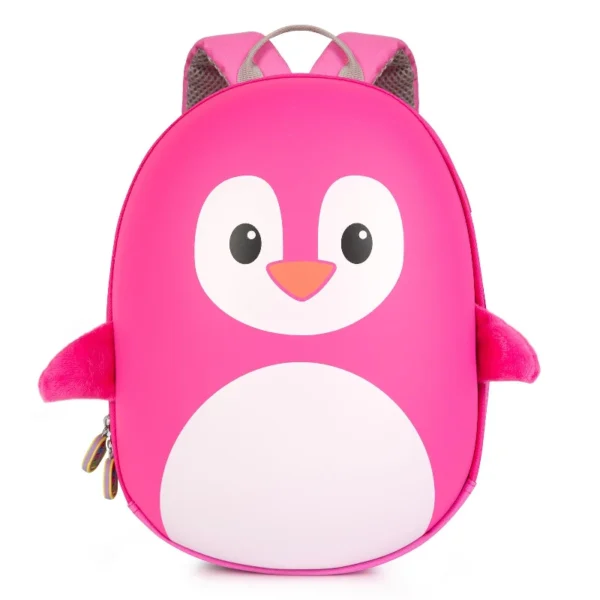 BOPPI TINY TREKKER BACKPACK - PINK PENGUIN