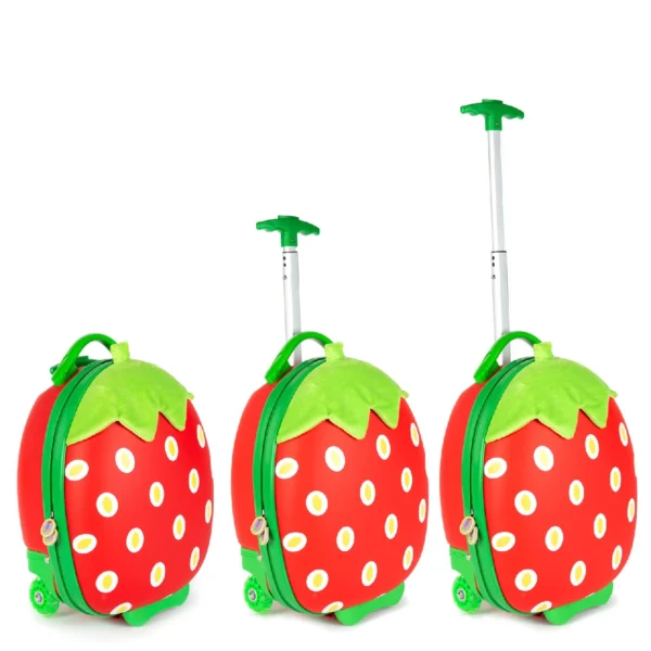 BOPPI TINY TREKKER LUGGAGE CASE - STRAWBERRY - Image 3