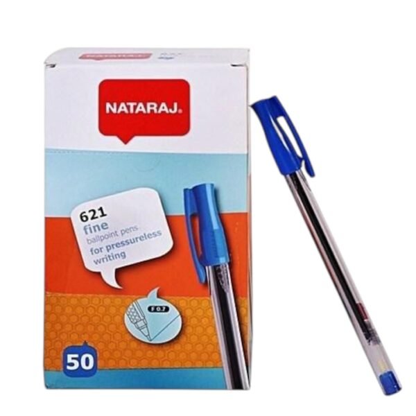 NATARAJ BLUE PEN - 1 box