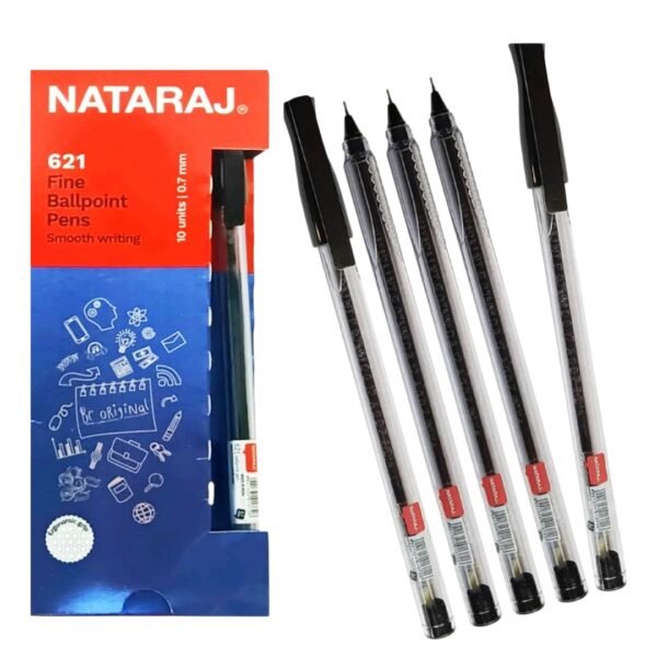 NATARAJ BLACK PEN - 1 BOX