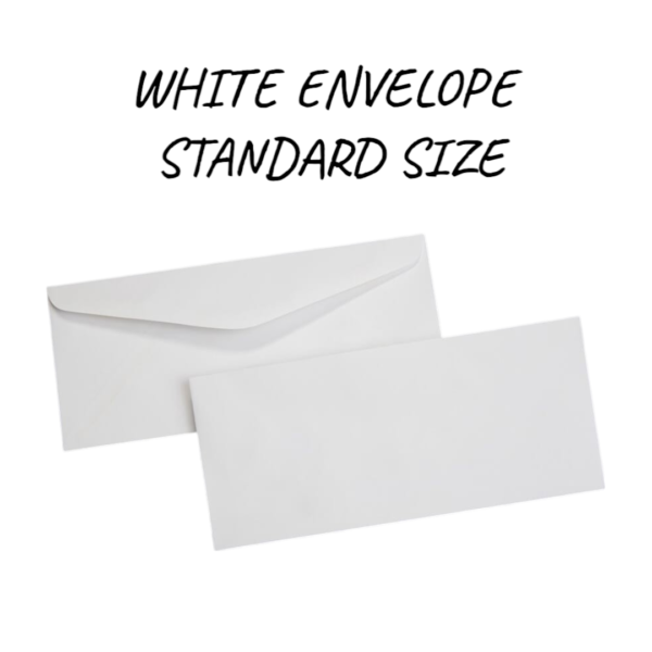 ENVELOPE WHITE STANDARD SIZE
